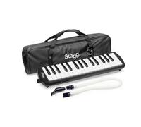 Stagg Melosta32 32-Key Melodica - With Mouthpiece, Tube And Case (Black)