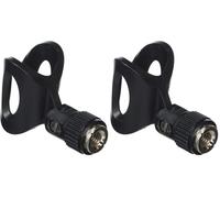 Stagg MH-12AH Nylon Microphone Clamp - Black, 32 to 42 mm (Pack of 2)