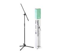 Stagg Boom Microphone Stand Heavy Duty Adjustable MIS-0822BK Black Steel UK