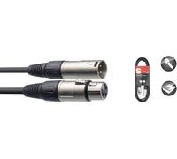 Stagg 3m XLR to XLR Microphone Cable - Black