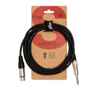 Stagg Microphone cable, XLR/jack (f/m), 3 m (10')