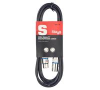 Stagg Microphone cable, XLR/XLR (m/f), 1 m (3'), blue ring