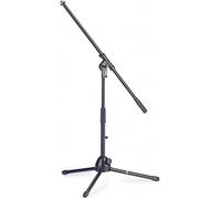Stagg MIS-0804BK Low Profile 2-Section Microphone Stand with Folding Leg
