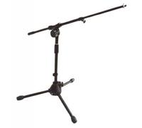 Stagg MIS-2004BK Low Profile Microphone Stand with Telescopic Boom