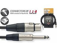 Stagg N-Series Microphone Cable XLR - 1/4 Mono Jack - 3 Metre