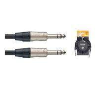 1M Stagg Stereo 6.3mm Jack to 6.3mm Jack