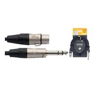 Stagg 3 metre XLR (F) to stereo Jack (M) Audio Cable