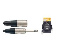 Stagg NAC3PXMR 3m/10ft Unbalanced Male Jack to Male XLR Cable (NEW)