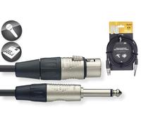 Stagg N-Series Microphone Cable - Female XLR To 1/4" Jack Plug