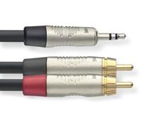 3M Stagg Mini-Jack to 2x Phono Cable