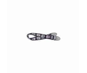 Stagg Nylon Belt Mex Skull Black / White