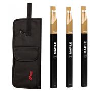 Stagg Nylon Stick Bag & Maple 5A Drumsticks Nylon Tip