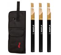 Stagg Nylon Stick Bag & Maple 7A Drumsticks Nylon Tip