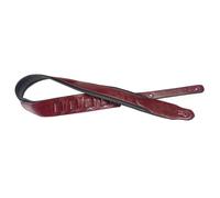 Stagg Padded Leather Style Strap Red