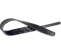 Stagg Padded Leatherette Guitar Strap, Large - Black