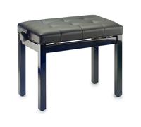 Stagg PB36 BKP SBK Piano Bench Black Polished / Seat Vinyl Black