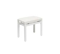 Stagg PB36 WHM VWH Piano Bench White Matte / Seat Velvet White