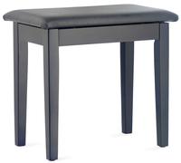 Stagg Piano Bench with Lift up Top - Satin Black