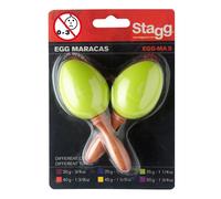 Stagg Plastic Egg Maracas Green