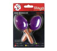 Stagg Plastic Egg Maracas Purple