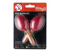 Stagg Plastic Egg Maracas Red