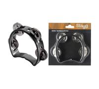 Stagg Plastic Mini Tambourine Black