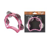 Stagg Plastic Mini Tambourine Pink