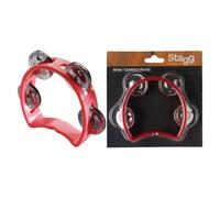 Stagg Plastic Mini Tambourine Red
