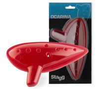 Stagg Plastic Ocarina Red