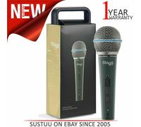 Stagg Professional Cardioid Dynamic Microphone|Vocal & Instrumental Use|Black
