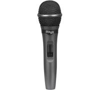 Stagg SDMP15 Cardioid dynamic microphone for live performances 3-Pin XLR Connection, Vocal and Instrumental Microphone.