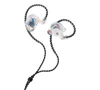 Stagg Professional Quad Driver In Ear Monitors, High Resolution, Sound Isolating, Transparent