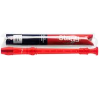 Stagg Recorder Plastic,Soprano,German,Red