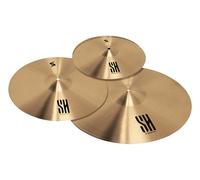 Stagg Regular Cymbals Hi-Hat pair 14"+ Crash 16"+ Ride 20"+Bag+Sticks