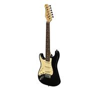 Stagg S300 3/4 LH BK 3/4 Left Handed Electric Guitar - Black