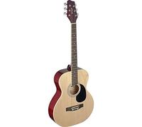 Stagg SA20A NAT Auditorium Acoustic Guitar with Linden Top, Natural, Full Size