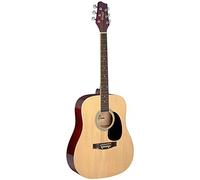 Stagg SA20D NAT Dreadnought Acoustic Guitar - Natural Brown