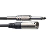 Stagg SAC1PXM DL 1 m S Series Deluxe Stereo Jack Male XLR Cable