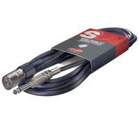 Stagg SAC6PXM DL 6 metre mono jack to male XLR (NEW)