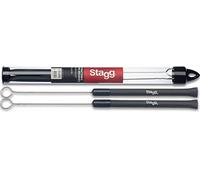 Stagg SBRU20-RM Telescopic Wire Brush with Rubber Handle