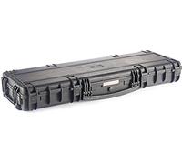 Stagg SCF-1143513 Water & Dustproof Universal Transport Case with Pre-Cut Pick 'n Pluck Foam - Black