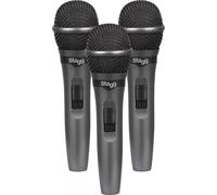 Stagg SDM50 Professional Cardioid Dynamic Microphone (Set of 3)