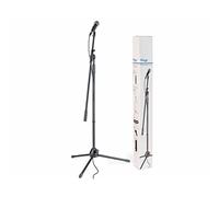 Stagg SDM50 SET Professional Cardioid Dynamic Microphone with Boom Microphone Stand, Cable and Clamp Set, Microphone Bundle