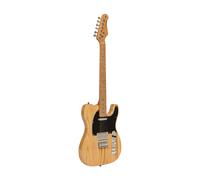 Stagg SET-PLUS NAT Vintage"T" Series Electric Guitar, Natural High Gloss