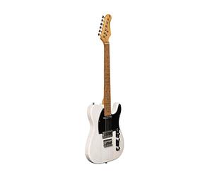 Stagg SET-PLUS WHB Vintage"T" Series Electric Guitar, See Thru White