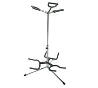 Stagg SG-A300CR Triple Guitar Stand with Folding Legs - Chrome