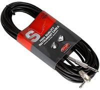 Stagg SGC10PL Pro-Series 10m Angled Jack Instrument Cable - Black