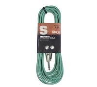 Stagg SGC6DL CGR S-Series Deluxe 20 Foot Instrument Cable, Green