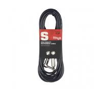 Stagg SGC6PL DL Deluxe Instrument Right Angle Cable 6m/20ft