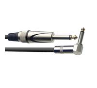 Stagg SGC6PL DL Pro-Series 6m Angled Jack Instrument Cable - Black